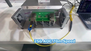 25G AOC OM3 glasvezelkabel 70m