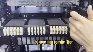 96 Core 1U MTP MPO-vezelpatchpaneel Oplossing met hoge dichtheid