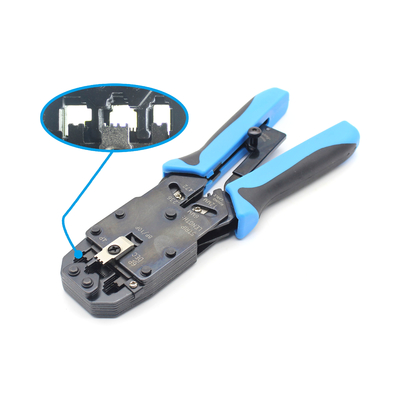 RJ-45 RJ-12 RJ-11 8P8C 6P6C 4P4C Kabelsnipper met stripper van medium staal