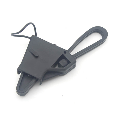 Buitenste kabelklem met een enkele ophanging, platte kabelklem met een thermoplastisch handvat