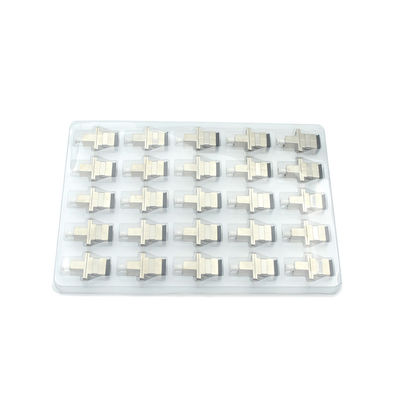 Storage Temp. -40°C to 85°C Metal Case SC UPC to LC UPC Simplex Fiber Optic Adapter with Flange