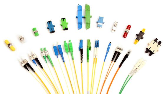 Stable CATV System Lowest LC PC OM3 Multimode Quadruplex Fiber Optic Adapter with Flange