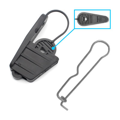 45g Stainless Steel Wire Clamp for Outdoor Fiber Optic Cable Clamp Type 1-2 Pair Drop