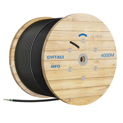 Armored Fiber Optic Cable Single Mode 8 Cores Underground Fiber Optic Cable