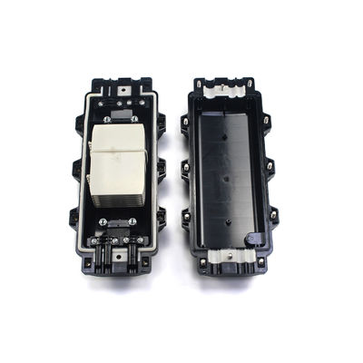 PC ABS Fiber Optic Splice Closure Wall Mounting With 6 Ports