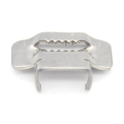 Silver 201 304 Stainless Steel Strap Buckle With High Tensile Strength