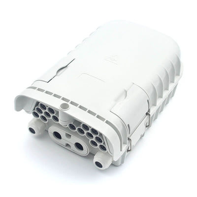 16 Cores ABS Ftth Fiber Termination Box With 2x1:8 Tube Splitter Waterproof