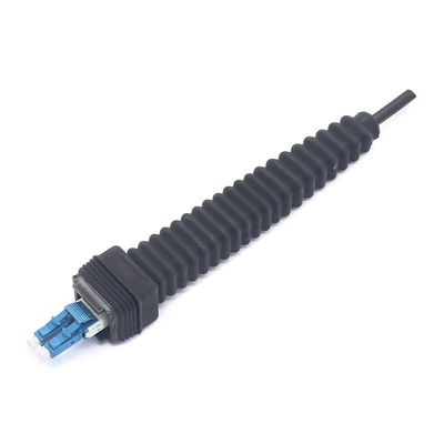 SM MM Waterproof Fiber Optic Connector Duplex LC UPC NSN Boot