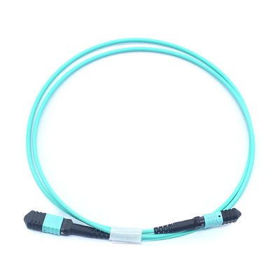 Flexible and Durable Fiber Optic Patch Cord with MPO Connector for Versatile Network Applications
