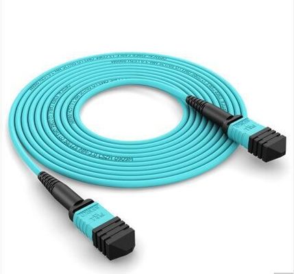 OM3 Mpo To Mpo Fiber Cable Indoor Data Center Waterproof Mtp Patch Cord