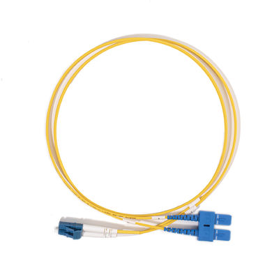 SM Duplex LC UPC To SC UPC Fiber Optic Patch Cable 2.0MM, G657A1, 3meters