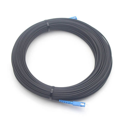 Indoor 1 Core 2 Cores 2.0x3.0mm SC UPC To SC UPC FTTH Drop Cable Patch Cord LSZH