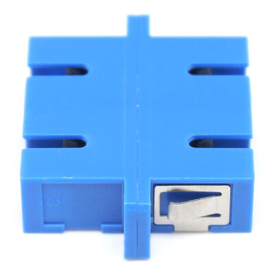 CATV System Fiber Optic SC/UPC Single Mode Adapter with 0.2dB Insertion Loss and 500 Cycle Durability Flange Mounted