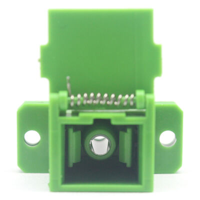 Single Mode Simplex Fiber Optic Adapter with Flange and Low Insertion Loss 0.2dB