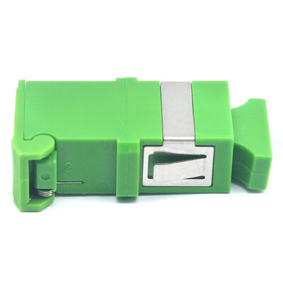 Low Insertion Loss SC Singlemode Fiber Optic Adapter with Side Auto Shutter and Zirconia Sleeve