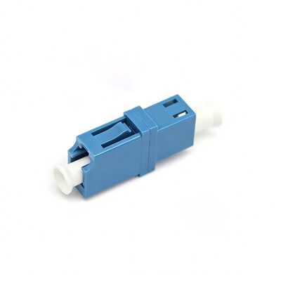 OM4 Apc Fiber Connector Multimode Duplex Adapter Network With Flange
