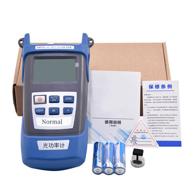 Handheld Fiber Optical Power Meter OPM with 850~1625nm Wavelength Range and SC/FC/ST Connectors for Portable Field Testing