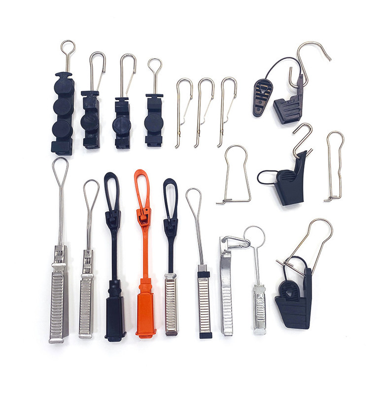 Figure 8 Cable Tension Clamp with Plastic Wire Clamp Cable Diameter 2-8mm 149*28*17mm