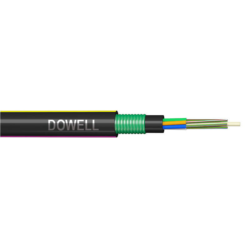 Armor Double Jacket Fiber Optic Cable Durable FTTH GYFTY53 50/125um 62.5/125um