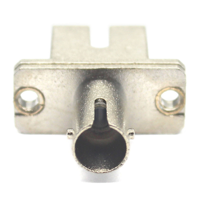 Laag invoegverlies SC UPC naar ST UPC Simplex optische adapter in metalen behuizing met flenster
