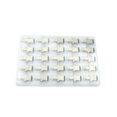 Bergingstemperatuur: -40 °C tot 85 °C Metalen behuizing SC UPC tot LC UPC Simplex glasvezel adapter met flenster