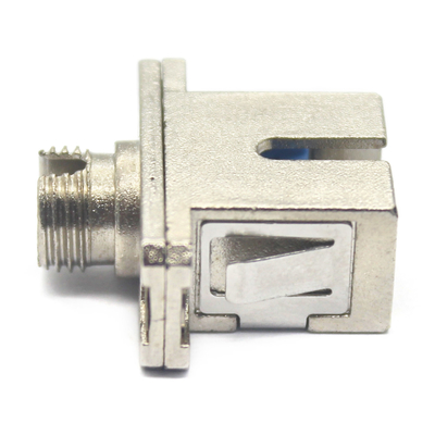 CATV-systeem SC UPC naar FC UPC Simplex-adapter in metalen behuizing met flenster