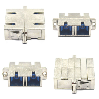 CATV-systeem SC/UPC SX DX Single Mode Adapter met flens en 0,2dB Invoegverlies