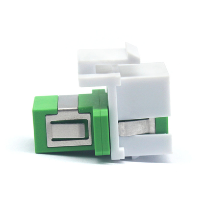 SC APC Simplex Keystone Adapter met flensbelastingstest ≥ 70 N Bergingstemperatuur 40°C tot 85°C