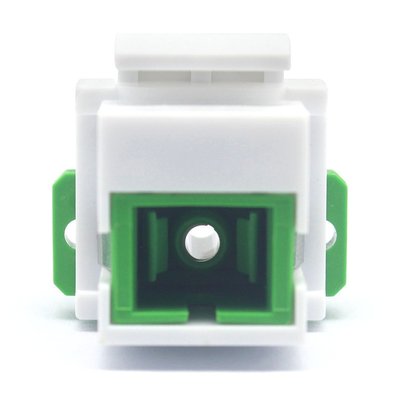 SC APC Simplex Keystone Adapter met flensbelastingstest ≥ 70 N Bergingstemperatuur 40°C tot 85°C