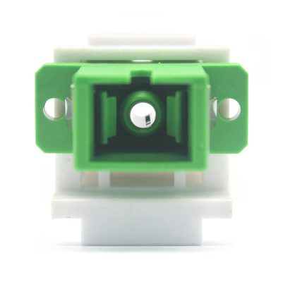 SC APC Simplex Keystone Adapter met flensbelastingstest ≥ 70 N Bergingstemperatuur 40°C tot 85°C
