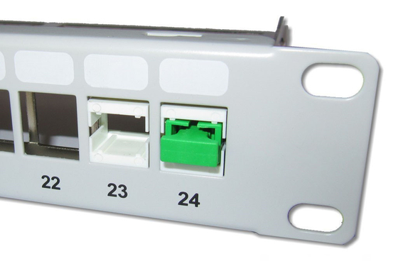 SC APC Simplex Keystone Adapter met flensbelastingstest ≥ 70 N Bergingstemperatuur 40°C tot 85°C