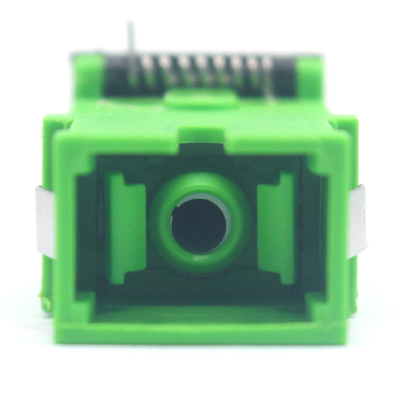 0.2 dB Duurzaamheid SC APC of UPC Simplex SM Fiber Optic Adapter met Flip Auto Shutter