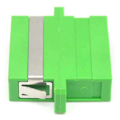 Netwerk GSM Glasvezel Groen SC APC Single Mode Duplex Optische Adapter met Flens