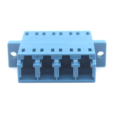 FTTH LC UPC optische quadruplexadapter met flensduur 0.2 dB 500 cyclus geslaagd