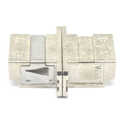 Metalen behuizing met vezel DX LC UPC Duplex sm Adapter met flens met een laag insetsverlies van 0,2 dB