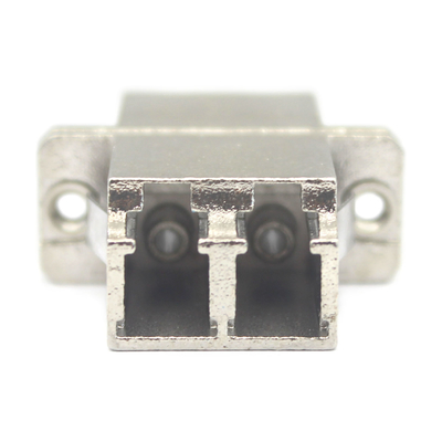 Metalen behuizing met vezel DX LC UPC Duplex sm Adapter met flens met een laag insetsverlies van 0,2 dB