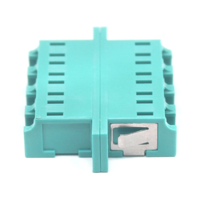 Stabiel CATV-systeem Laagste LC PC OM3 Multimode Quadruplex Glasvezel Adapter met Flens