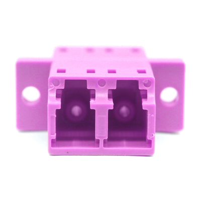OM4 Apc Fiber Connector Multimode Duplex Adapter Network met flens