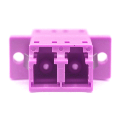 OM4 Apc Fiber Connector Multimode Duplex Adapter Network met flens