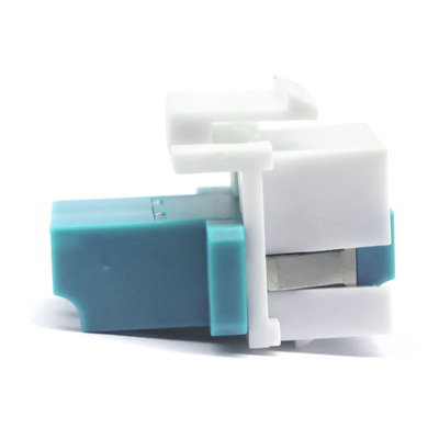 LC PC Duplex OM3 MM FTTH Inner Shutter Flange Adapter voor beveiligde glasvezelnetwerken