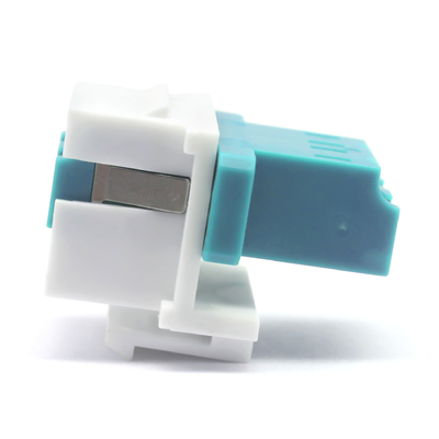 LC PC Duplex OM3 MM FTTH Inner Shutter Flange Adapter voor beveiligde glasvezelnetwerken
