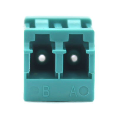 laag type LC PC OM3 Multimode Duplex Glasvezel Adapter voor belastingtest ≥ 70 N Invoegverlies 0,2 dB