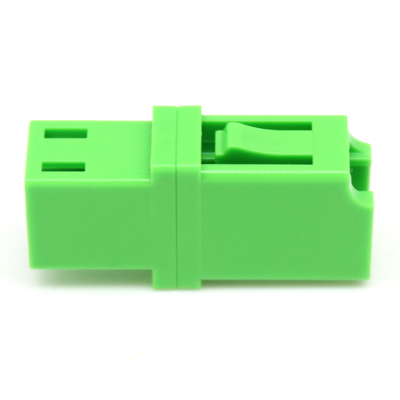 FTTH-singlemode Simplex Groen LC APC-optische vezeladapter met en belastingtest ≥ 70 N
