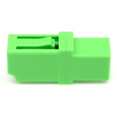 FTTH-singlemode Simplex Groen LC APC-optische vezeladapter met en belastingtest ≥ 70 N