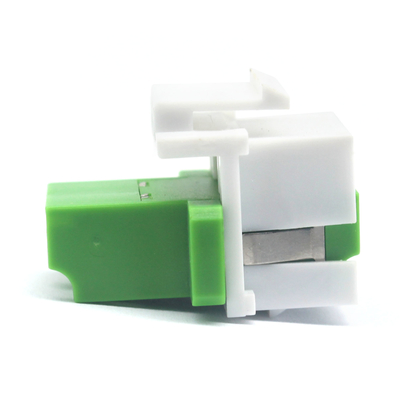 Optische vezel LC APC Duplex Keystone Adapter met Inner Shutter CATV-systeem Essentieel
