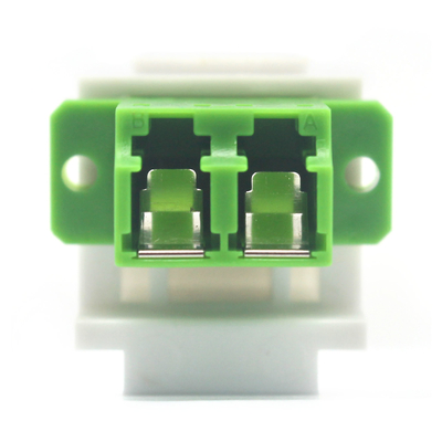 Optische vezel LC APC Duplex Keystone Adapter met Inner Shutter CATV-systeem Essentieel