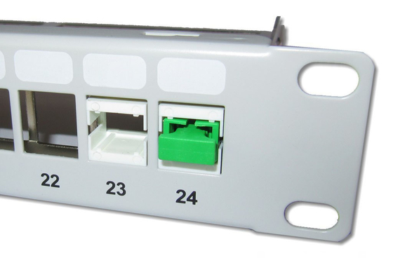 Optische vezel LC APC Duplex Keystone Adapter met Inner Shutter CATV-systeem Essentieel