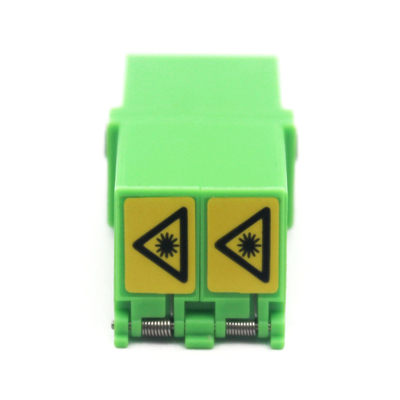 FTTH LC Duplex Glasvezel Adapter met Flip Auto Shutter