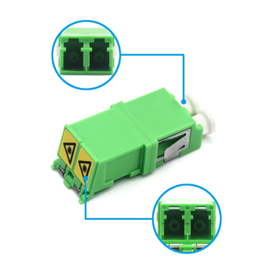 FTTH LC Duplex Glasvezel Adapter met Flip Auto Shutter