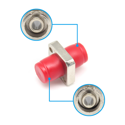 FTTH FC UPC vierkanttype adapter met zirconia-sleeve opslagtemperatuur. -40°C tot 85°C